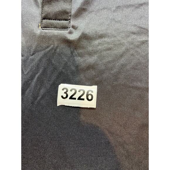 And1 Polo Shirt Men's Size Large Black Collared‎ Knit Yellow Logo - Picture 6 of 6